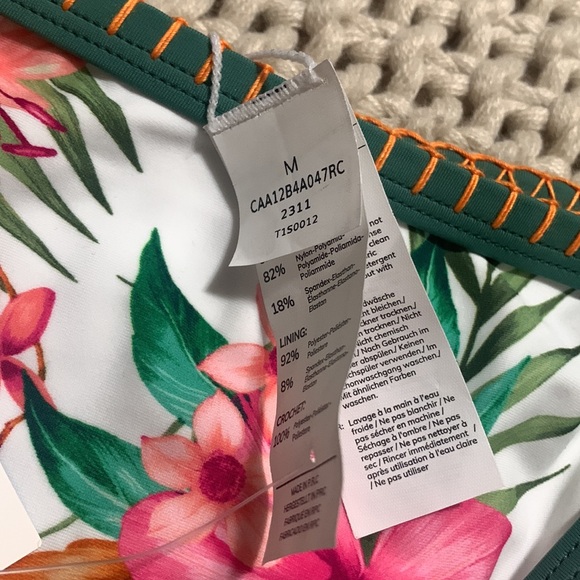 Cupshe Swim - Night Orchid Whipstitch Bikini Top & Cheeky Bottoms Set S/M - Picture 6 of 8